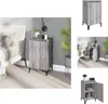 vidaXL Nachttisch Grau Sonoma 40x35x70 cm Holzwerkstoff -  Produktbild-Vorschau 1
