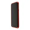A red smartphone case is shown from the side against a white background. Produktbild-Vorschau