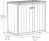 Keter DUOTECH Aufbewahrungsschrank,  1000 Liter Produktbild-Vorschau 24