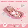 Babypuppe mit Trage – 30,5 cm – Rosa – Spielset für Produktbild-Vorschau 4