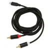 Kábel s konektorom typu C na 2RCA, hi-fi stereo, pozlátený Náhľad obrázku produktu 3