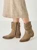 Tamaris Da.-Stiefel Veloursleder Beige Produktbild-Vorschau 4