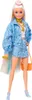 Poupée Barbie Extra avec jupe et veste bleu clair (blonde) Voir les images du produit 3