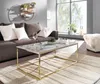 FineBuy tavolino 100x60x40 cm con aspetto marmo | Tavolo da Anteprima dell’immagine prodotto 2