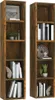 vidaXL CD-Regale 2 Stk. Räuchereiche 21x16x93,5 cm Produktbild-Vorschau 11