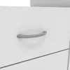 Bureaux ARISTOTEL, blanc, 123x50,1x76,5 cm Voir les images du produit 6