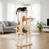 Katzenbaum | Kratzbaum | aus Holz | 5 Ebenen | Produktbild-Vorschau 2