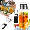 Glasflasche, Trinkflasche Glas Auslaufsicher, Wasserflasche Produktbild-Vorschau 1