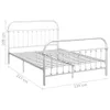 VidaXL 284494, Biały, 131 cm, 2,13 m, 109 cm, 1200 x 2000 Podgląd zdjęcia produktu 5