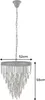 riess-ambiente Luxus Kronleuchter KRISTALL 50cm grau mit Produktbild-Vorschau 5