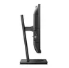 Side view of a black computer monitor on a stand against a white background. Produktbild-Vorschau