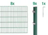 Alberts Doppelstabmatten Zaun, Höhe 180 cm, Länge 16 m, Produktbild-Vorschau 1