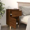 Comodini 2pz Rovere Marrone 40x35x70 cm Anteprima dell’immagine prodotto 3