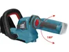 Close-up view of a cordless hedge trimmer with a rotating handle. Náhled obrázku produktu