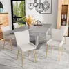 A dining room setting with a table and chairs. Podgląd zdjęcia produktu