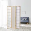 Homestyle4u 68, Paravent Raumteiler 3 teilig, Holz Natur, Produktbild-Vorschau 1
