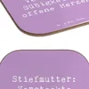 Mr. & Mrs. Panda Tischuntersetzer Spruch Stiefmutter Herzen Produktbild-Vorschau 5