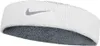 Accessoires Nike, Bandeau réversible Swoosh Classic, Gris, Voir les images du produit 2