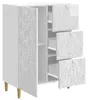 Maison Exclusive - Credenza bianca lucida 66 x 34,5 x 90 cm Anteprima dell’immagine prodotto 4