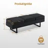 3-Sitzer Sitzbank, Breite 153 cm, Wartebank Polsterbank Produktbild-Vorschau 7