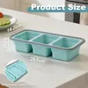 Siliconen diepvriesmallen met deksels - Set van 3 - Productafbeelding-voorbeeld 3