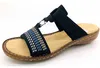 Rieker Damen Pantolette blau, Damen:40 EU Produktbild-Vorschau 12