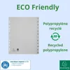 Indice A4+ PP 12 pezzi 1-12 grigio Confezione da 10 Anteprima dell’immagine prodotto 3