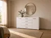 ELVORA DESIGNE Kommode MODERA 156x74x35 cm, 2 Türen und 4 Produktbild-Vorschau 4