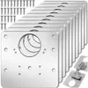 10x Scharnier Reparaturplatte 90x90 mm Möbel Schrank Produktbild-Vorschau 1