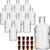 gouveo 12er Set Glasflaschen 100 ml Apotheker rund mit Produktbild-Vorschau 1