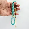 Tesbih Tespih AMAZONIT Echter Stein Rosary Prayerbeads Produktbild-Vorschau 7