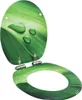 vidaXL Siège de toilette Couvercle Soft-Close MDF vert Voir les images du produit 8