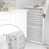 VOUNOT® Wand Wäscheständer Klappbar, Platzsparend Weiß Produktbild-Vorschau 7
