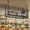 Weinregal mit Glashalter - Deckenmontiertes Hängeregal - Produktbild-Vorschau 2