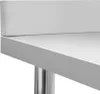 vidaXL Kuchynský pracovný stôl so zadnou stenou 120 x 60 x Náhľad obrázku produktu 5