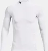Under Armour Coldgear Armour Comp Mock Langarm-t-shirt Weiß Produktbild-Vorschau 12