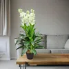 Levkoje Matthiola Kunstpflanze Künstliche Pflanze 100 cm Produktbild-Vorschau 2