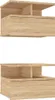 Comodini 2 pezzi sospesi rovere Sonoma 40x31x27cm materiale Anteprima dell’immagine prodotto 1