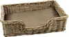 Kosz dla psa sofa PUPPY z rattanu szary 81x62x21 cm z Podgląd zdjęcia produktu 1
