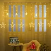 Jopassy LED Lichterkette 12 Sterne Lichtervorhang Lampe Produktbild-Vorschau 1