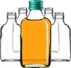 Kolba biodrowa KADAX 100ml, 10 sztuk, małe szklane butelki Podgląd zdjęcia produktu 16