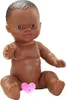 Paola Reina Babypuppe Gordi Junge dunkel 34cm Vinyl Puppe Produktbild-Vorschau 2