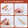 Nadelfilz Set mit 36 Filznadeln in 3 Größen - Komplettset Produktbild-Vorschau 6