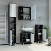Vicco Badschrank Fynn, 30 x 190 cm, Anthrazit/Weiß Produktbild-Vorschau 4