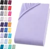 Jersey Spannbettlaken 140-160x200 cm Spannbettuch 100% Produktbild-Vorschau 1