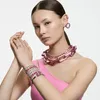 Swarovski Damen Ohrringe Millenia Kreolen Oktagon-Schliff, Produktbild-Vorschau 5
