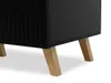 TV stolík 200 cm CRATO - čierny Náhľad obrázku produktu 3