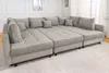 riess-ambiente Moderne XXL Wohnlandschaft KENT 305cm greige Produktbild-Vorschau 5