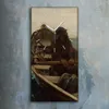 Wanduhr Uhr Wandbild Leinwand Geräuschlos 30x60 Winslow Produktbild-Vorschau 2