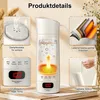 Mini Reise Wasserkocher 0,4L, kompakt & tragbar, Edelstahl Produktbild-Vorschau 3